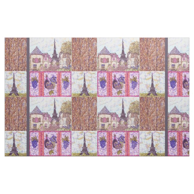 Eiffel Torn inspirerade till stor pointillistisk s Tyg (Yard)