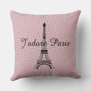 Eiffel torn J'adore Paris Kudde