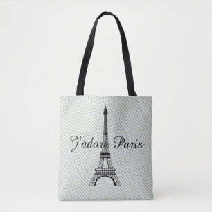 Eiffel torn J'adore Paris Tygkasse