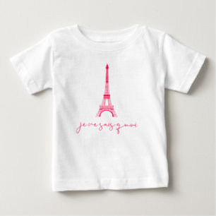 Eiffel Torn Je Ne Sais Quoi Cute Baby T-Shirt