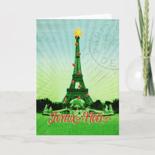 Eiffel Torn jul - jul Helgkort