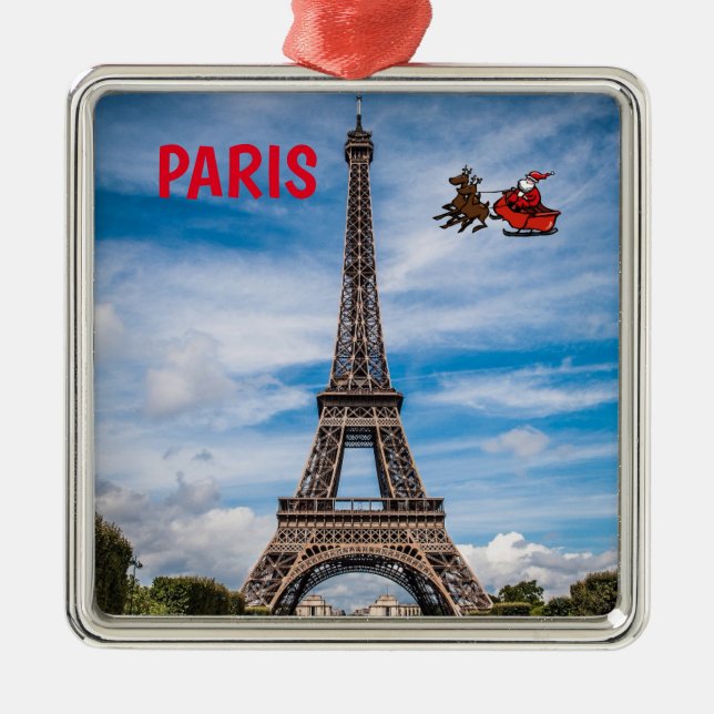 Eiffel Torn jul Ornament (Framsidan)