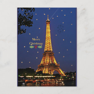 Eiffel Torn jul Vykort