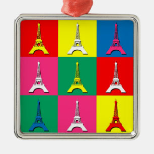 Eiffel Torn Julgransprydnad Metall