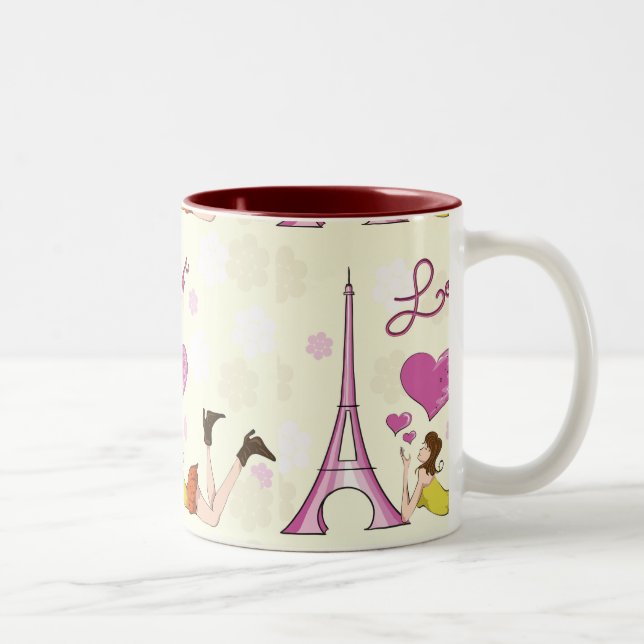 EIFFEL TORN KÄRLEK MUGG (Höger)
