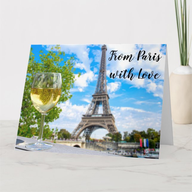 Eiffel torn kort (Framsida)