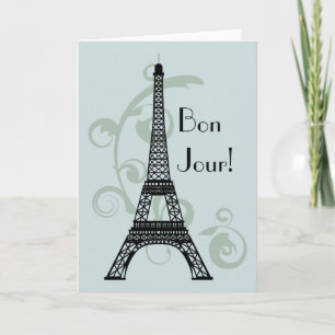 Eiffel Torn-kort Kort