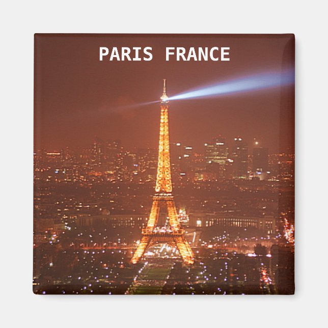 EIFFEL TORN, KVÄLL MAGNET (Framsidan)