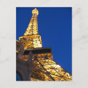 Eiffel Torn, Las Vegas, Nevada Vykort