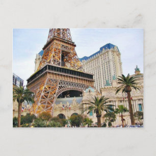 Eiffel Torn Las Vegas Paris Vykort