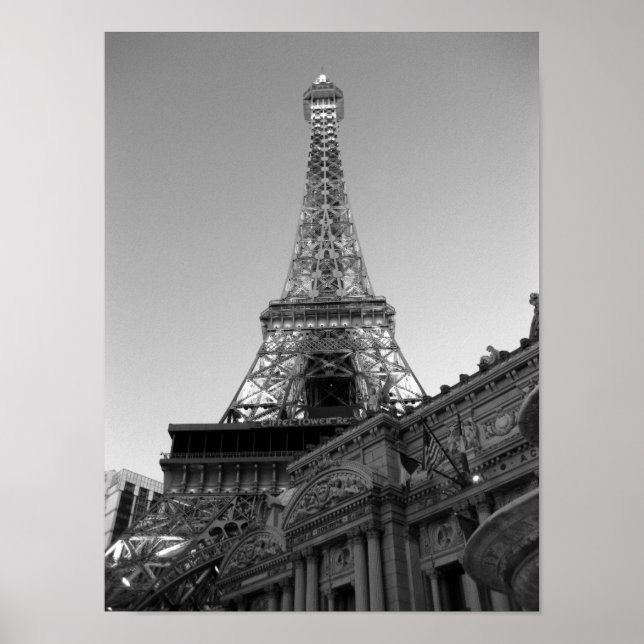 Eiffel Torn Las Vegas Poster (Framsidan)