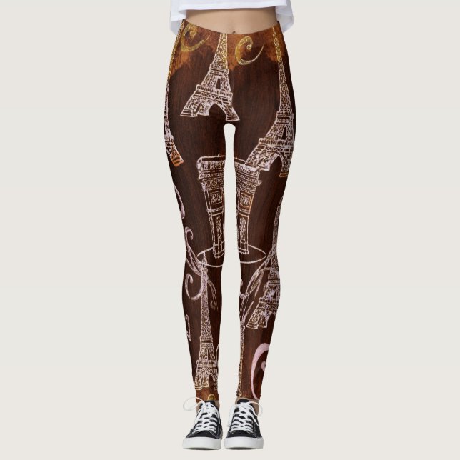 Eiffel Torn Leggings (Framsida)