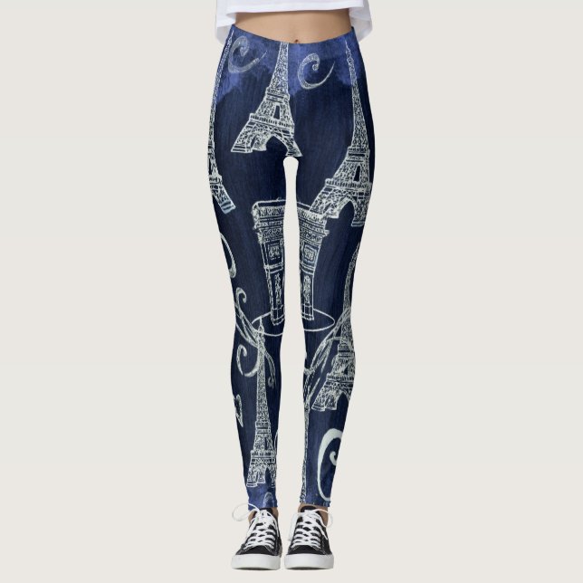 Eiffel Torn Leggings (Framsida)