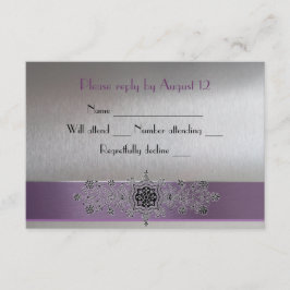 Eiffel Torn Lila och Silver OSA