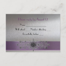 Eiffel Torn Lila och Silver OSA