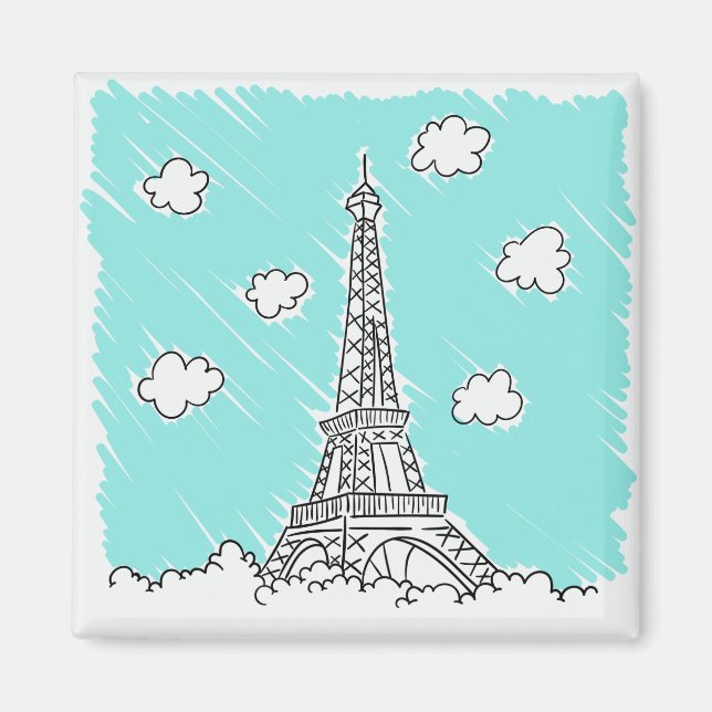Eiffel Torn magnet (Framsidan)