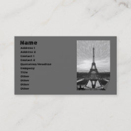 Eiffel Torn, mall Visitkort