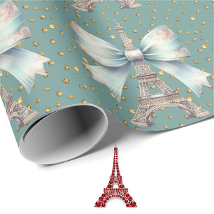 Eiffel Torn med bin Presentpapper