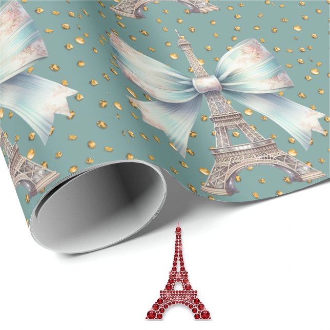 Eiffel Torn med bin Presentpapper (Skapare uppladdad)