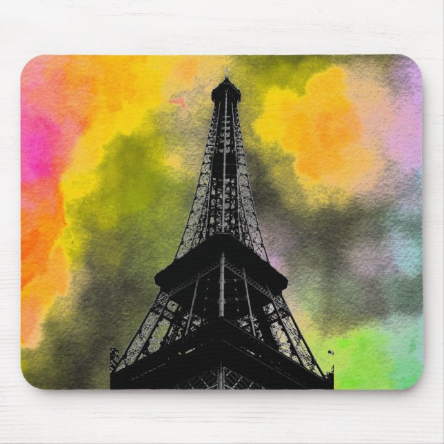 Eiffel Torn Mouse Pad Musmatta (Framsidan)