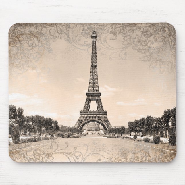Eiffel Torn Mousepad Musmatta (Framsidan)