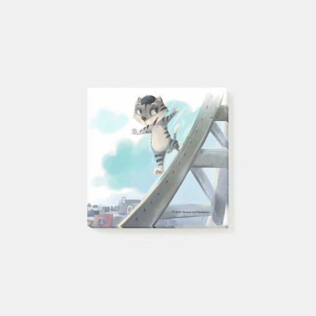 Eiffel Torn Notes 3" x 3" Post-it Block (Framsida)