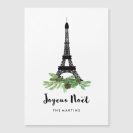 Eiffel torn och gräs moderna Joyeux Noel