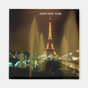EIFFEL TORN PÅ NATTEN MAGNET