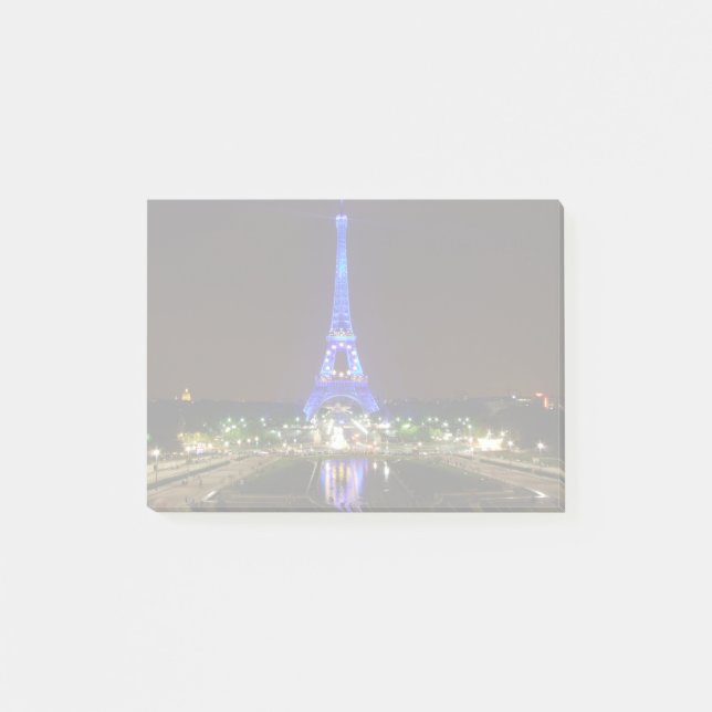 Eiffel Torn på natten, Paris Post-it Block (Framsida)
