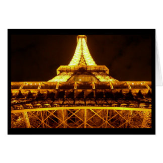 Eiffel Torn på natten (Tom) OBS Kort