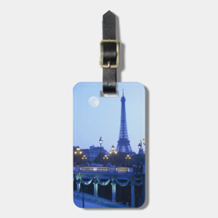 Eiffel torn på skymningen bagagebricka
