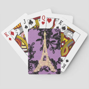 Eiffel Torn på Snöre Casinokort