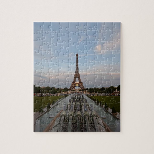 Eiffel Torn - Paris - 8x10 - 110 pcs Pussel (Vertikal)