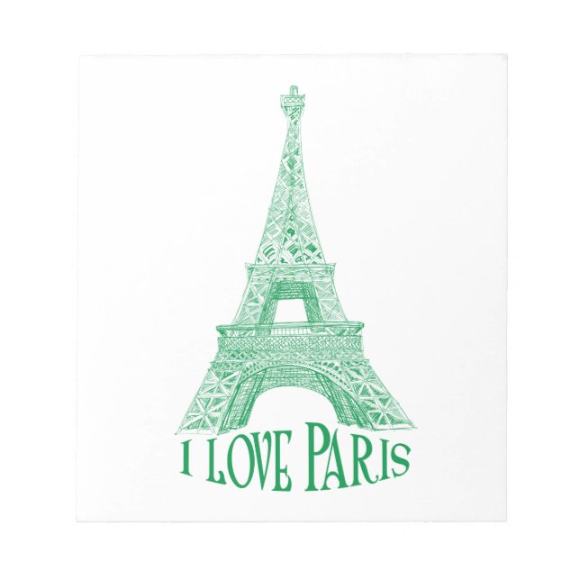 Eiffel torn.Paris Anteckningsblock (Framsida)