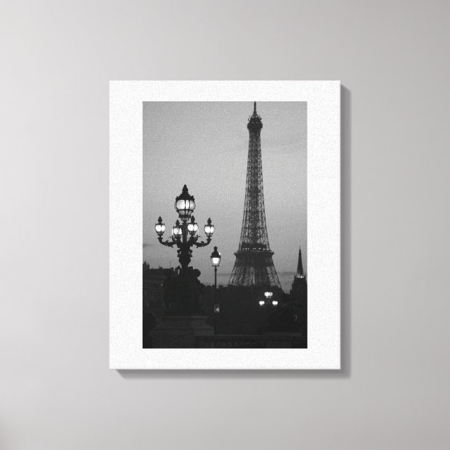 Eiffel Torn Paris Canvastryck (Framsida)