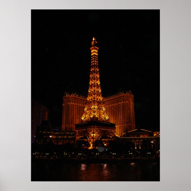 Eiffel Torn, Paris Casino, Las Vegas, NV Poster (Framsidan)