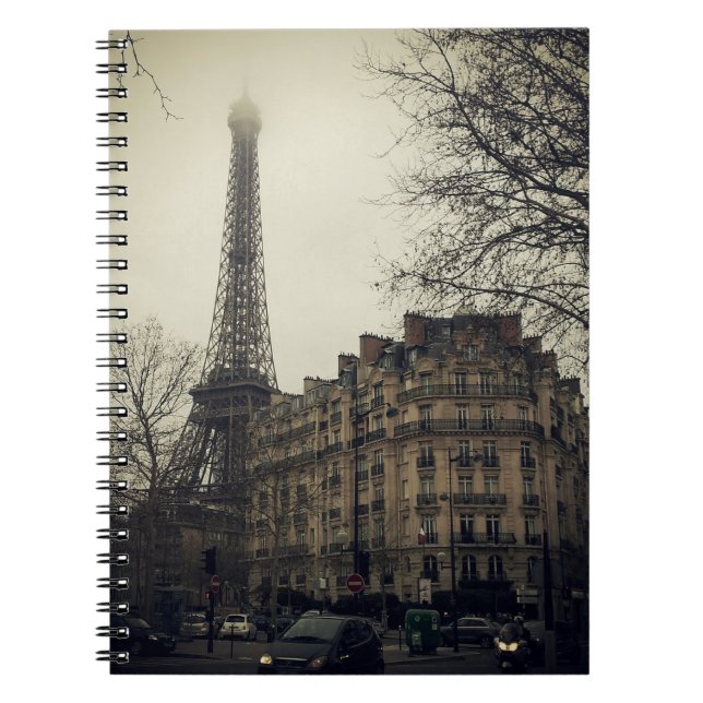 Eiffel Torn Paris City Byggnad Architecture Anteckningsbok (Framsidan)