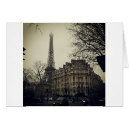 Eiffel Torn Paris City Byggnad Architecture Hälsningskort