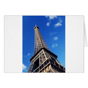 Eiffel Torn Paris Europe Travel Hälsningskort