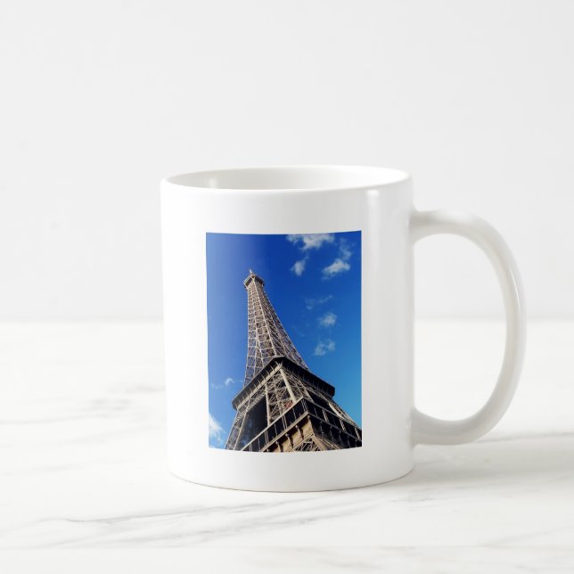 Eiffel Torn Paris Europe Travel Kaffemugg (Höger)