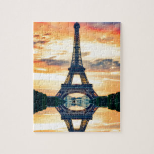 Eiffel Torn Paris Europe Travel Photo Pussel