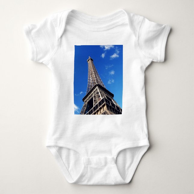 Eiffel Torn Paris Europe Travel Tee (Framsida)