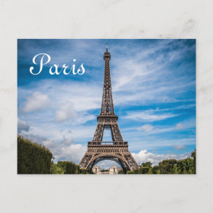 Eiffel Torn Paris Europe Travel Vykort