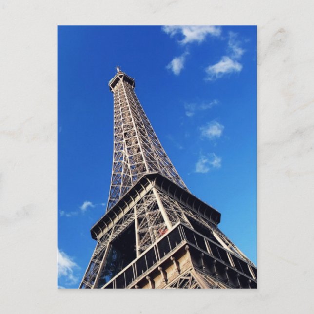 Eiffel Torn Paris Europe Travel Vykort (Framsida)