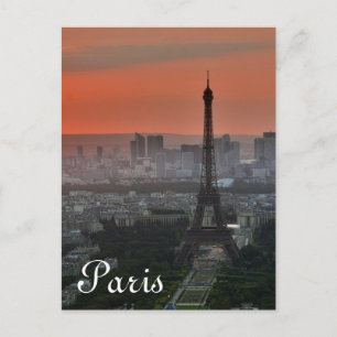 Eiffel Torn Paris Europe Travel Vykort
