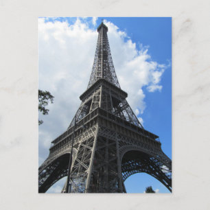 Eiffel Torn Paris European Travel Vykort