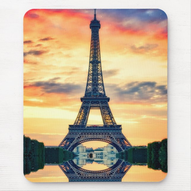Eiffel Torn Paris Evening European Travel Musmatta (Framsidan)