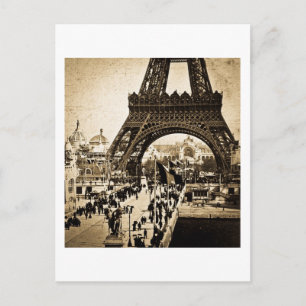 Eiffel Torn Paris Exposition Universelle Vykort