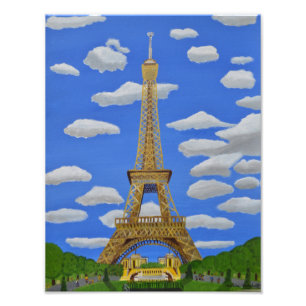 Eiffel Torn Paris Fototryck