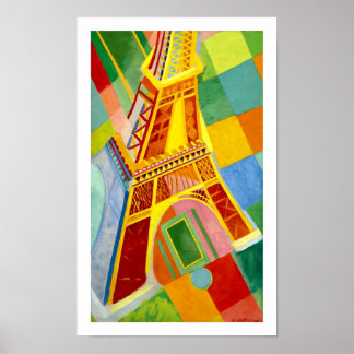 Eiffel Torn Paris, Francis av Robert Delaunay Poster